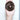 Human Hair Donut Scrunchie Dark Brown | Nish Hair