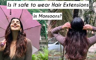 Can I wear hair extensions when it is raining