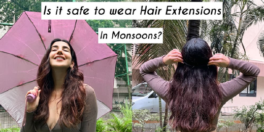 Can I wear hair extensions when it is raining