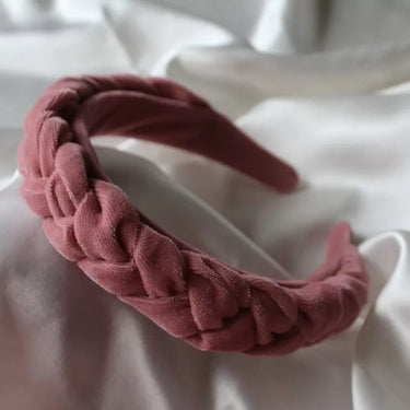 Velvet Braided Couture Headbands
