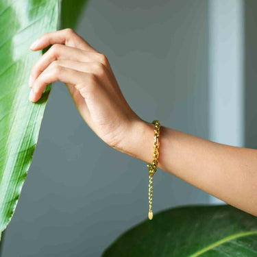 Cable Link Bracelet | Stainless Steel | Nish Hair X Evil Eye Jewel