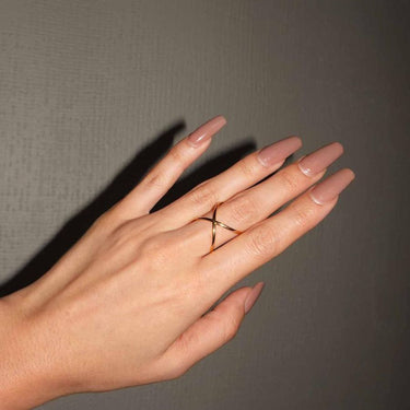 Criss Cross Ring | Nish Hair X Evil Eye Jewel