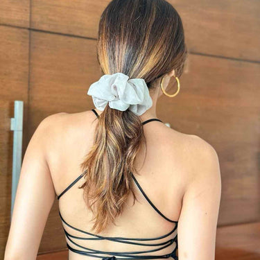 Soft Chiffon Scrunchies - Set of 2