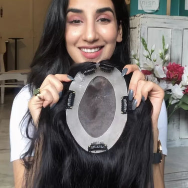 Crown Topper – Hair Topper – For Maximum Coverage