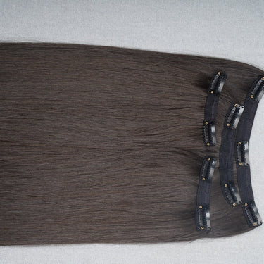 Synthetic Hair - Clip-In Set of 4- Natural Black – 22-24inch