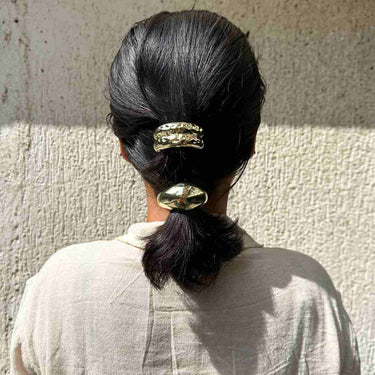 Metal Hair Ties - Set of 3 | Hair Jewellery | Nish Hair X Evil Eye Jewel