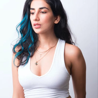 Teal Blue – #Strandout Nish Hair- Coloured clip-In Hair| Nish Hair