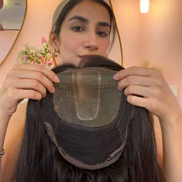 Chemo Wig – 1.5x5 Silk Base Parting - Full Head Wig– Human Hair | Nish Hair