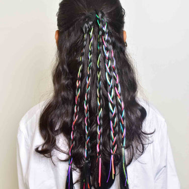 Neony Braids for Kids Set of 2| Hair Accessory | Nish Hair