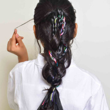 Neony Braids for Kids Set of 2| Hair Accessory | Nish Hair