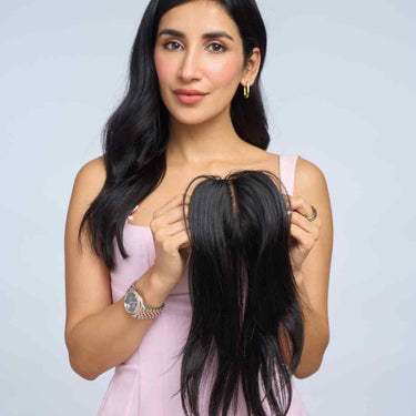 Pushed Back Bombshell Silk Base Topper